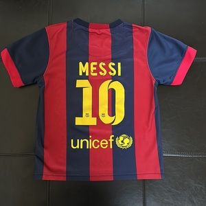 Nike Kids Messi Jersey - Red and Blue